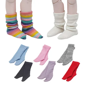 1/6 Куклено чорапи Bjd за 28-сантиметровой кукла-бебе, аксесоари за облекло и със собствените си ръце, с Преливащи се цветове чорапи