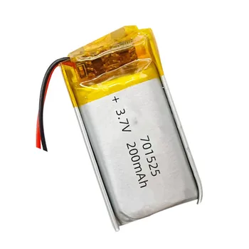 2/5/10/20 бр литиево-полимерно-йонна батерия от 3.7 На 200 ма 701525 с жак JST 2.0 мм