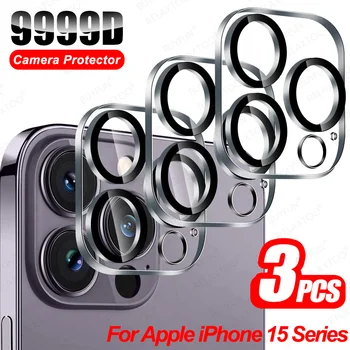 3шт Защитно Стъкло на Задния Обектив За Apple iPhone 15 Pro Max Защитен Калъф За Фотоапарат iPhone15 Plus 15Pro 15ProMax iPhone15ProMax 2023