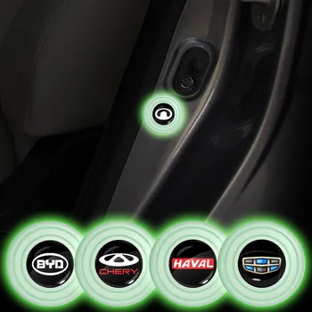 4шт Автомобилна Врата устойчив на удари Багажника Флуоресцентно Защитен Мат Аксесоари За Honda Civic XR-V, HR-V City Accord Odyssey Spirior CRV