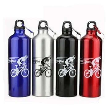 750 мл Велосипедна Алуминиева бутилка за вода, чаша за вода, за планински велосипед, Спортна Бутилка за вода, Велосипедна Бутилка за вода, Чаша с катарама за катерене