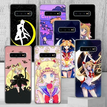 Cartoony Калъф За вашия телефон, S-Sailor Moon на Корпуса За Samsung Galaxy M12 M21 М31 M30S M32 M51 M52 Note 20 10 Ultra Pro 9 8 J4 Plus J6 + J8