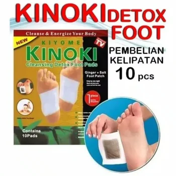 Kinoki Cleansing Detox Foot Herbal Природни Билкови Дълбоко Почистване С Джинджифил, Детоксикация, Подобряване На Съня, За Хидратиране, Пластир За Крака