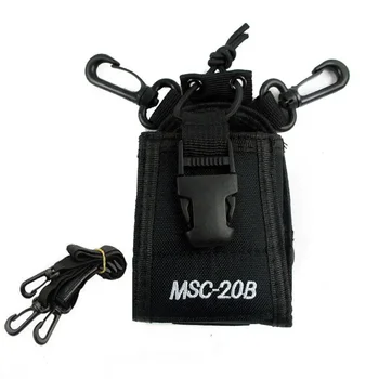 MSC-20B богат на функции Радиостанция Радио Калъф Чанта за употреба за Кола Yaesu Motorola VX3R VX6R VX7R VX-8DR FT1DR FT60R