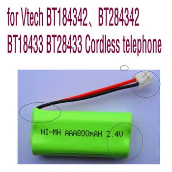 Висококачествена литиево-йонна батерия 800 mah За безжичен стационарен телефон Vtech fixed line battery BT184342, BT284342 BT18433 BT28433