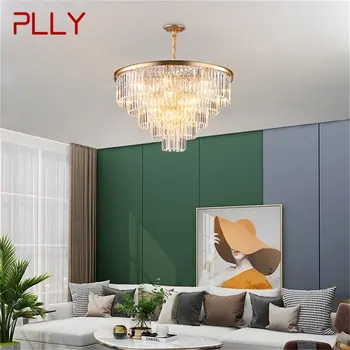 Висящи лампи PLLY в постмодерния стил, Луксозен кристален led лампа За декорация на дома, трапезария