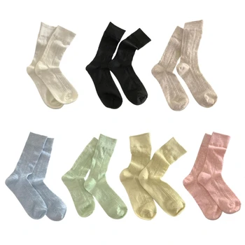Дамски чорапи, Ежедневни Памучни Чорапи, Тънки Чорапи за глезените, Летни Тънки Чорапи T8NB