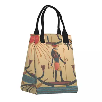 Древен Египет Чанта за обяд, чанта за хранене, органайзер за съхранение, на хартиен пакет за пикник на открито, термосумка