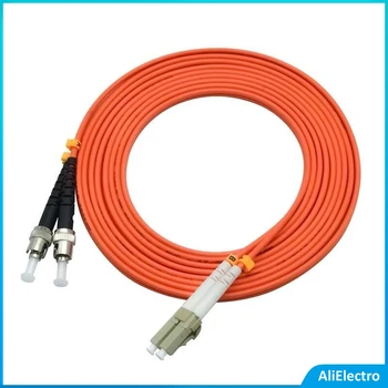 Дуплекс LC/UPC-ST/UPC, диаметър 3,0 mm 62,5/125 мулти-режим оптичен Пач кабел OM1, Дължина 1 m, 2 M, 3 M, 5 М, 10 М