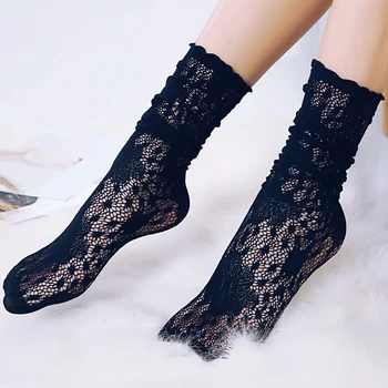 Ежедневни Дълги чорапи Дамски модни Завързана чорап в стил Лолита 