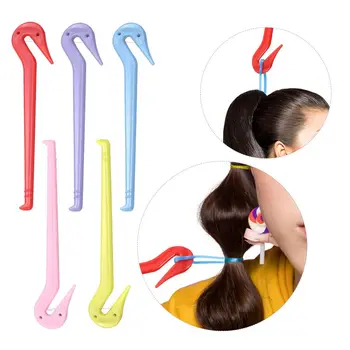Еластични ленти за коса, Резиночка за момичета, детски шапки за оформяне на косата с ръце, за Еднократна употреба инструмент за рязане на каучук, аксесоари за коса