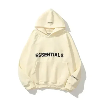 Есенна hoody Essential за мъже и жени Оверсайз, блузи за по-добро качество, градинска облекло Kanye West Streets в стил хип-хоп, пуловер неутрално