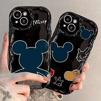 Калъф Disney с Мики Маус за Xiaomi Mi 13 12 11i 5G Pro Lite POCO X5 5G X4 X3 GT NFC X2 F5 F4 F3 M4 M3 M2 устойчив на удари Мек Калъф
