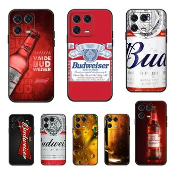 Калъф за телефон B-Budweiser Summer Party За Xiaomi Redmi Poco Note 5 6 7 8 9 10 11 K30 K40 A Go Pro Plus Lite 5G и 4G Черен Калъф За вашия телефон
