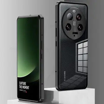 Калъф за телефон от закалено стъкло за Xiaomi 13 Ultra Funda, броня от алуминиева сплав, магнитен заключване, калъф за Mi 13 Pro, метална защита на обектива