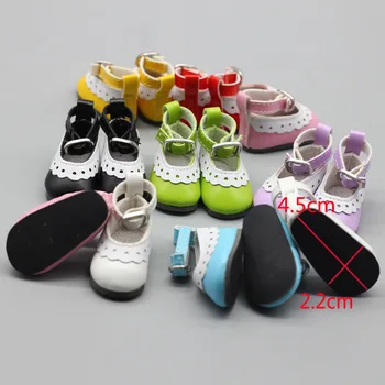 Обувки за кукли 1/6 BJD 6 Различни цветове, модни кожени обувки, подходящи за 10-12-инчов кукли, мини-ръчно изработени обувки, Аксесоари, Играчки подарък
