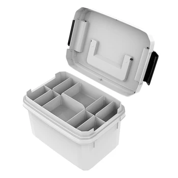Портативна пластмасова кутия за комплекти за първа помощ, Многофункционален шкаф, кутия за семейна възстановяване след набиране.