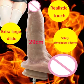 прибиращ секс-машина с вибратор с дължина 29 см, супер голям и реалистичен пенис, огромен ануса, Вибратор-вибратор, секс играчки за жени