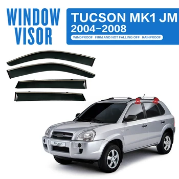 Прозорец Козирка За Hyundai TUCSON IX35 JM LM TL NX4 2004-2021 Шатри Завеси Странични стъкла Защита От Дъжд Защитни Автоаксесоари