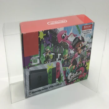 Прозрачна защитна кутия за Nintendo Switch/NS/Splatoon 2 Кутии за събиране на, игрална обвивка за съхранение, прозрачна витрина