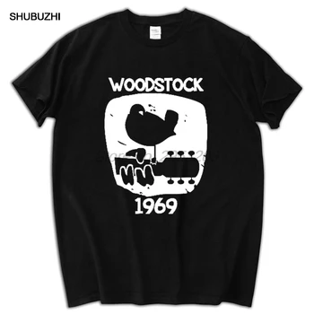 Реколта тениска Woodstock през 1969, мъжки летни тениски, маркови блузи