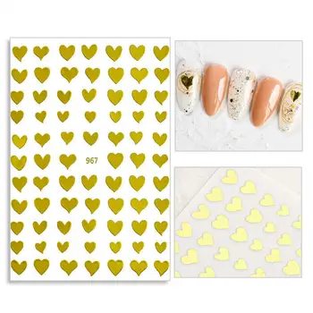 Стикер за нокти Love Heart Стикер за дизайн на ноктите Love Heart Водоустойчива подплата за телефон със собствените си ръце, изкуствено декорация за нокти за жени и момичета