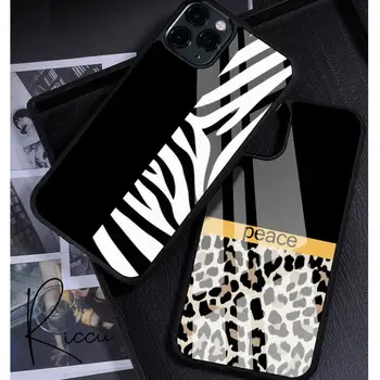 Стилен симпатичен Леопардовый гумен калъф за телефон iPhone 12 11 Pro Max XS 8 7 6 6S Plus X 5S SE 2020 XR 12 Mini case