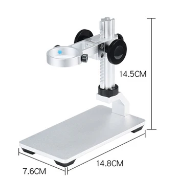 Стойка за маса от алуминиева сплав G600 Скоба Притежателя Повдигаща опора за цифровия микроскоп USB микроскоп