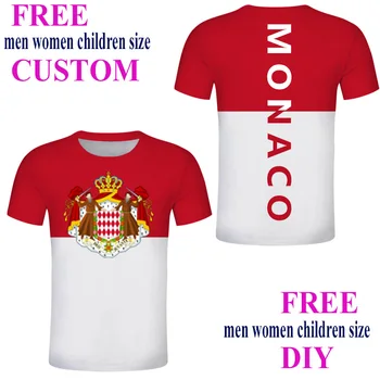 Тениска Monaco По Поръчка Флаг на Страната на Европа, Гербът на Футболен КЛУБ Монако Тениска За Футболни Състезания Пътни Сувенири и Подаръци, Спортно Облекло
