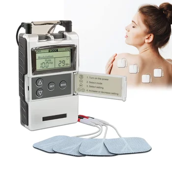 Цифров масажен апарат ДЕСЕТКИ Миостимулятор, терапия, Меридианная физикална терапия за шия, болки в гърба, Масажор за тяло, инструмент