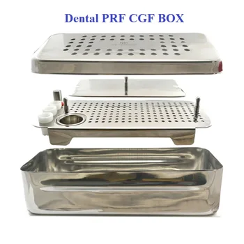 Кутия за зъбни импланти PRF & CGF, плоча от неръждаема стомана, кутия с фибрином, Набор от мембрани за хирургия на импланти, скоростна GRF, Зъболекарски инструмент