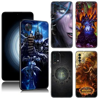 Черен калъф за телефон World of Warcraft За Xiaomi Redmi 7A 8А 9А 11A 10A 9C 10В 12C 13C 11 Prime A1 A2 Plus 12 4G Note 9T 12С
