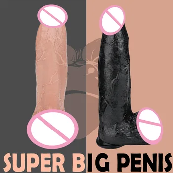 Огромен вибратор-чудовище За жени, изкуствен пенис, инструмент за женската мастурбация, Мъжки търтей, Масажор, секс играчки за по-бързо оргазъм, Анални тапи