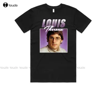 Тениска Louis Theroux в ретро стил 90-те, реколта Забавно документалната телевизионна икона е изкуство, градинска дрехи, мультяшная риза по поръчка-подарък