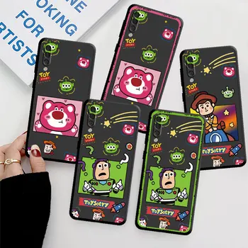 Черен Калъф за телефон Samsung Galaxy A30s A50 A03 A02s A04s A10 M33 M23 A20s A05 Силиконов Калъф А01 играта на Играчките 4 Lotso Bear Уди